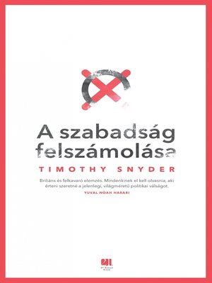 cover image of A szabadság felszámolása
